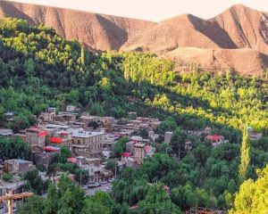 نمایی از روستای بار نیشابور