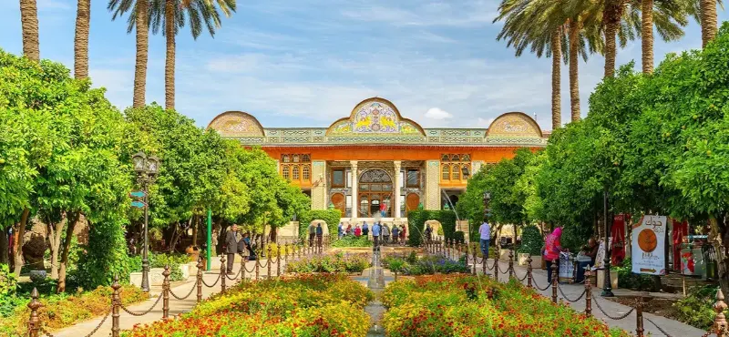 جاهای دیدنی شیراز باغ نارنجستان قوام باغ نارنجستان قوام از جاهای دیدنی شیراز
