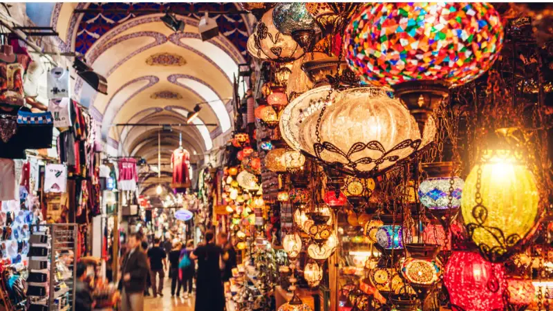 صنایع‌دستی در بازار بزرگ استانبول