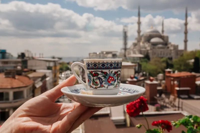 نوشیدن قهوه ترکی